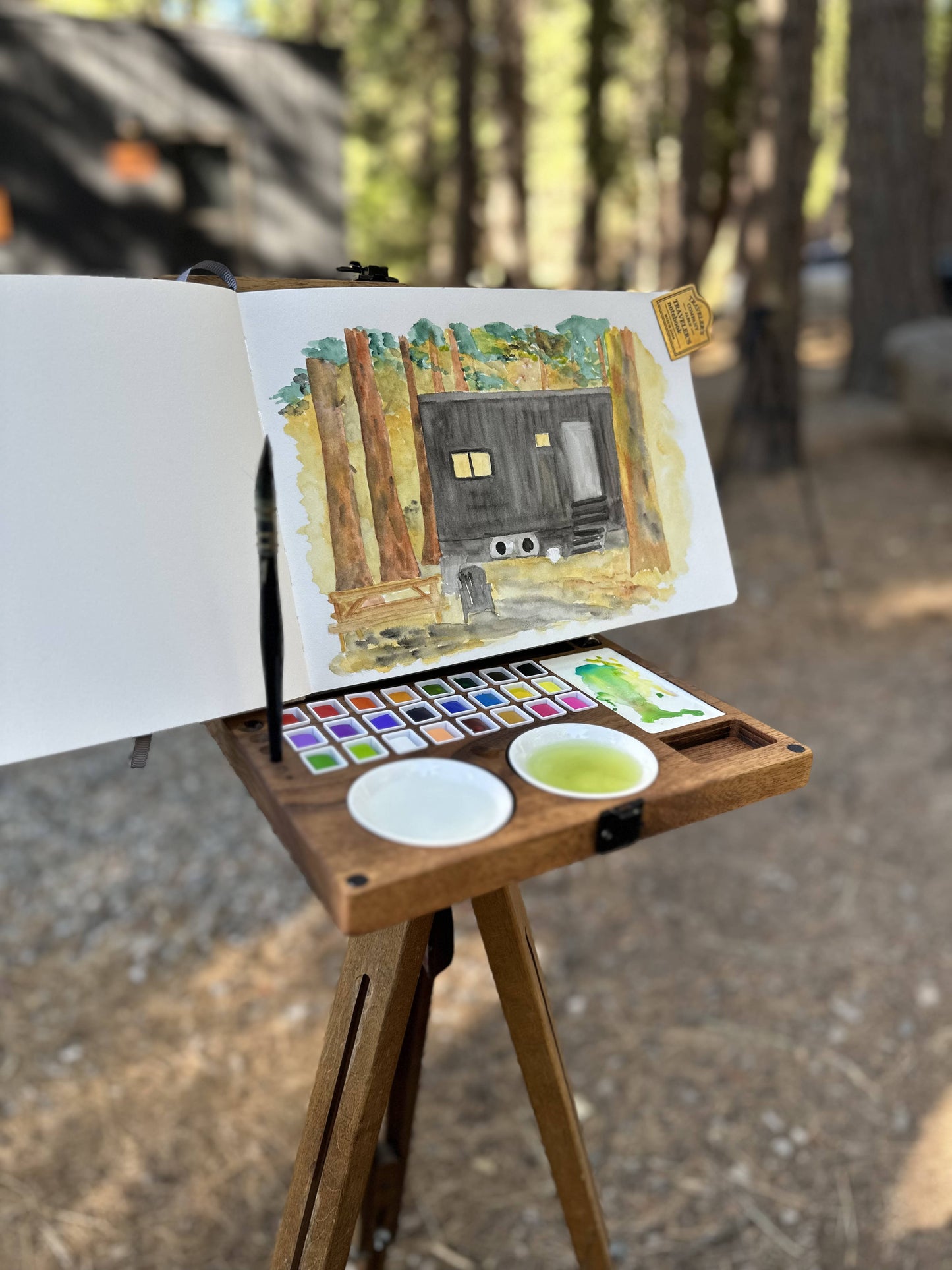 Brushstroke Palette Forest