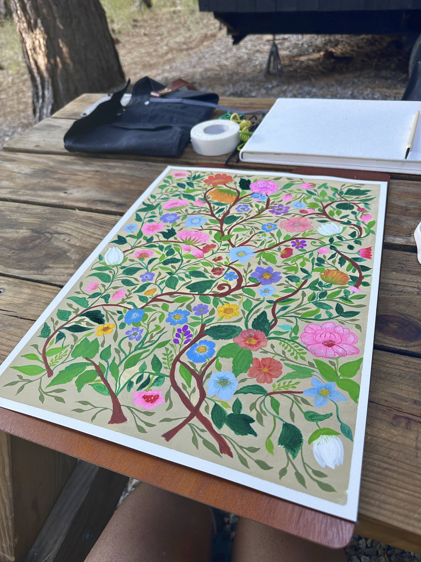 Vedic Summer Tapestry Blanket