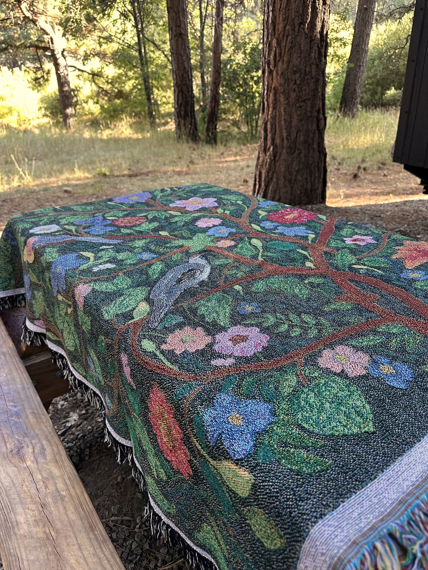 Vedic Winter Tapestry Blanket