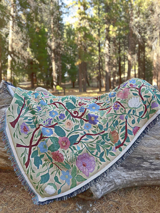 Vedic Summer Tapestry Blanket