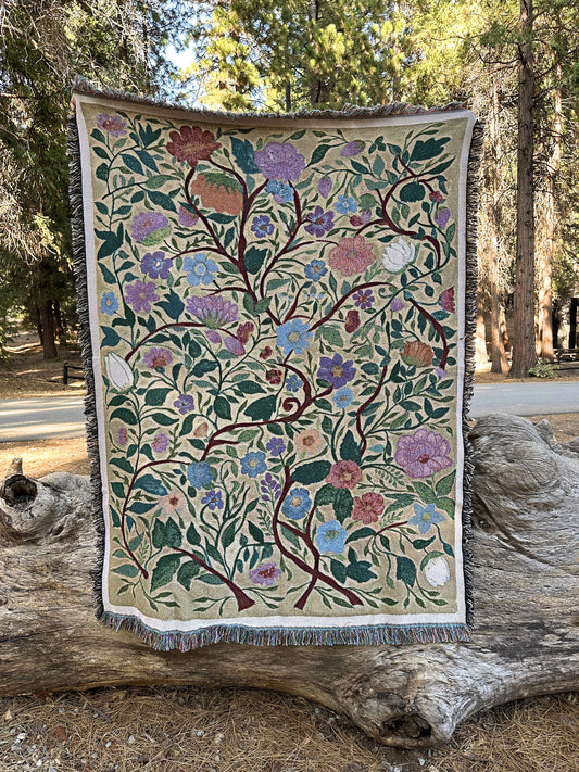 Vedic Summer Tapestry Blanket