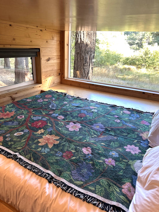 Vedic Winter Tapestry Blanket